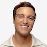Mayfair Gold Purple MetalEyeglass Frames for Men from EyeBuyDirect