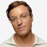 Mayfair Gold Orange MetalEyeglass Frames for Men from EyeBuyDirect