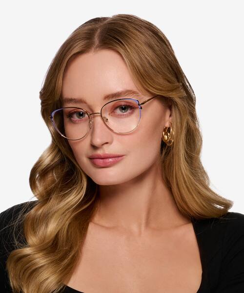 Gold Purple Scala -  Métal Lunettes de vue