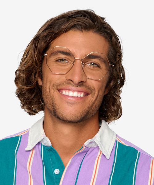 Imagine Bronze MetalEyeglass Frames for Men from EyeBuyDirect
