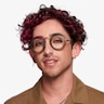 Spoke Matte Black MetalEyeglass Frames for Men from EyeBuyDirect