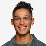 Parallel Matte Gold MetalEyeglass Frames for Men from EyeBuyDirect