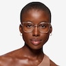 Oscillate Rose Gold MetalEyeglass Frames for Women from EyeBuyDirect
