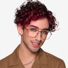 Townes Brown Black MetalEyeglass Frames for Men from EyeBuyDirect