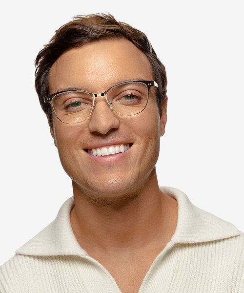 Digital Gold MetalEyeglass Frames for Men from EyeBuyDirect