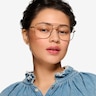 Romeo Black Gold MetalEyeglass Frames for Women from EyeBuyDirect