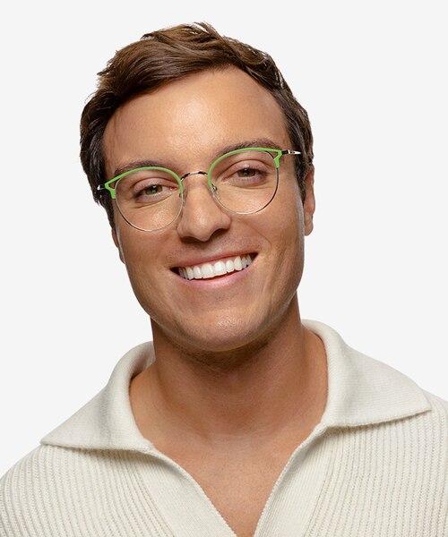 Jive Green MetalEyeglass Frames for Men from EyeBuyDirect