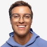 Cyber Black MetalEyeglass Frames for Men from EyeBuyDirect