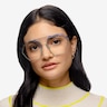 Cyber Blue Green MetalEyeglass Frames for Women from EyeBuyDirect