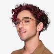 Pacer Black Silver MetalEyeglass Frames for Men from EyeBuyDirect