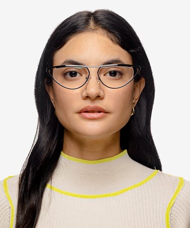 Black Loom -  Metal Eyeglasses