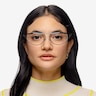 Loom Black MetalEyeglass Frames for Women from EyeBuyDirect