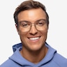 Magnet Shiny Black MetalEyeglass Frames for Men from EyeBuyDirect