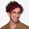 Met Gunmetal Blue MetalEyeglass Frames for Men from EyeBuyDirect