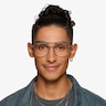 Park Silver Black MetalEyeglass Frames for Men from EyeBuyDirect