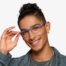 Nexus Blue MetalEyeglass Frames for Men from EyeBuyDirect