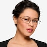 Altitude Shiny Black MetalEyeglass Frames for Women from EyeBuyDirect