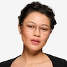 Vic Matt Silver Tortoise MetalEyeglass Frames for Women from EyeBuyDirect