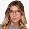 Motivate Matt Black MetalEyeglass Frames for Women from EyeBuyDirect