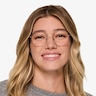 Motivate Rose Gold MetalEyeglass Frames for Women from EyeBuyDirect