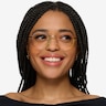 Glimmer Shiny Gold Rainbow MetalEyeglass Frames for Women from EyeBuyDirect