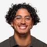 Spatter Matte Gold MetalEyeglass Frames for Men from EyeBuyDirect