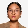 Wilbur Black MetalEyeglass Frames for Women from EyeBuyDirect