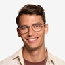 Frances Spotty Tortoise MetalEyeglass Frames for Men from EyeBuyDirect