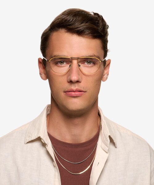 Elwood Bronze MetalEyeglass Frames for Men from EyeBuyDirect