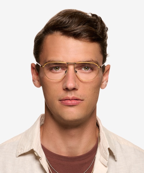 Elwood Bronze MetalEyeglass Frames for Men from EyeBuyDirect