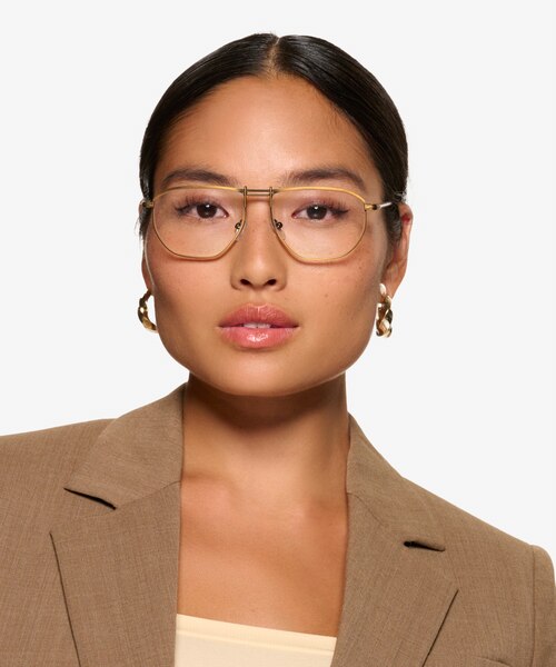 Elwood Bronze MetalEyeglass Frames for Women from EyeBuyDirect
