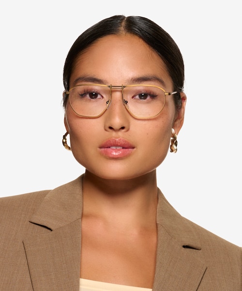 Elwood Bronze MetalEyeglass Frames for Women from EyeBuyDirect