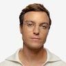 Aiko Shiny Gold MetalEyeglass Frames for Men from EyeBuyDirect