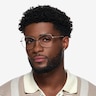Maude Rose Gold MetalEyeglass Frames for Men from EyeBuyDirect
