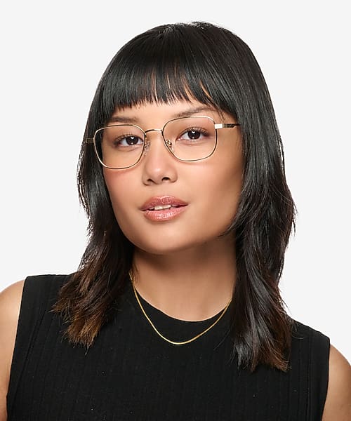 Shiny Gold Shiloh - Metal Eyeglasses Shiny Gold Shiloh - Metal Eyeglasses
