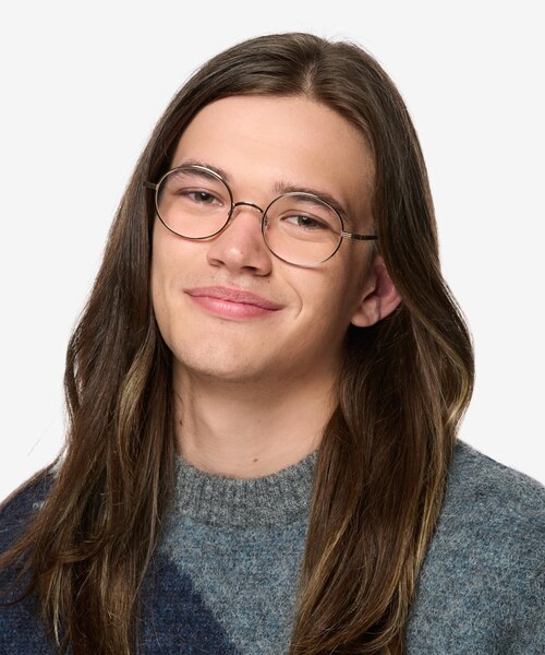Merrill Gold MetalEyeglass Frames for Men from EyeBuyDirect