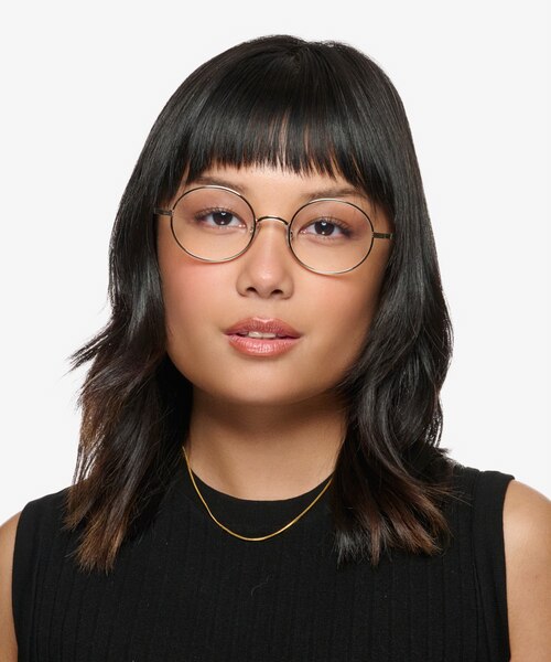 Merrill Gold MetalEyeglass Frames for Women from EyeBuyDirect