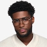 Art Silver Black MetalEyeglass Frames for Men from EyeBuyDirect