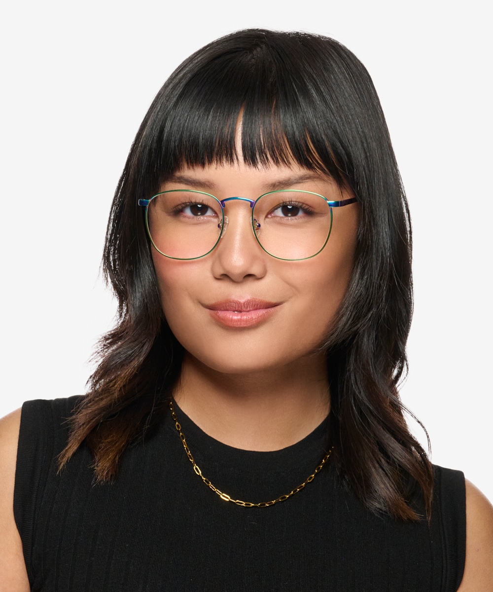 St Michel Round Multicolor Full Rim Eyeglasses | Eyebuydirect