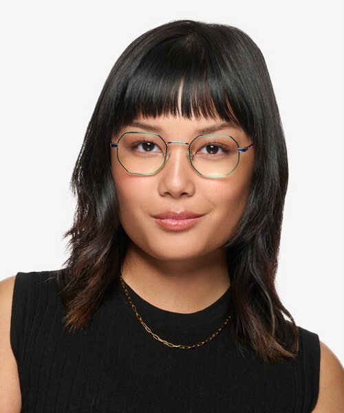 Soar Multicolor MetalEyeglass Frames for Women from EyeBuyDirect