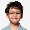 Buzz Shiny Gold MetalEyeglass Frames for Men from EyeBuyDirect