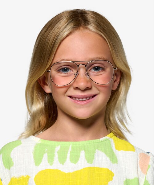 Buzz Shiny Gold MetalEyeglass Frames for Women from EyeBuyDirect