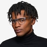 Rev Matte Gunmetal Aluminium-alloyEyeglass Frames for Men from EyeBuyDirect