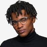 Accel Matte Silver Aluminium-alloyEyeglass Frames for Men from EyeBuyDirect