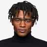 Amp Matte Black Aluminium-alloyEyeglass Frames for Men from EyeBuyDirect