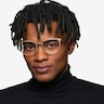 Zoom Matte Gold Aluminium-alloyEyeglass Frames for Men from EyeBuyDirect