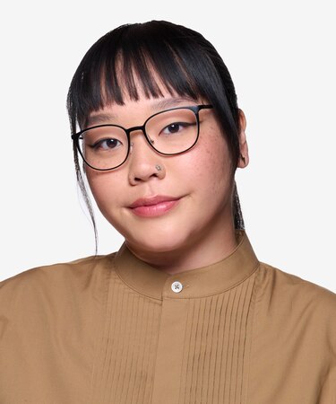 Matte Black Zoom -  Aluminium Alloy Eyeglasses