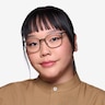 Zoom Matte Black Aluminium-alloyEyeglass Frames for Women from EyeBuyDirect