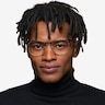 Whir Matte Gold Carbon-fiberEyeglass Frames for Men from EyeBuyDirect