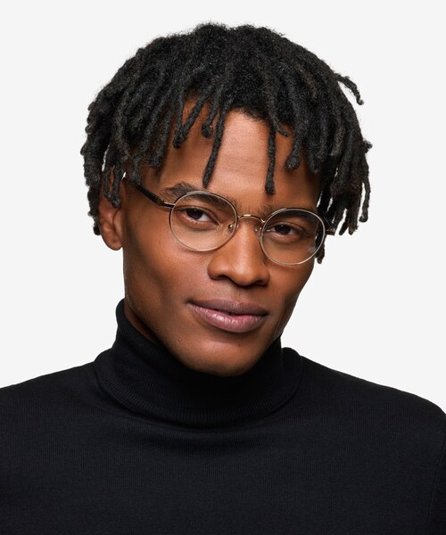 Turn Gold Carbon-fiberEyeglass Frames for Men from EyeBuyDirect